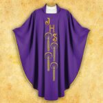 Embroidered chasuble "Advent"