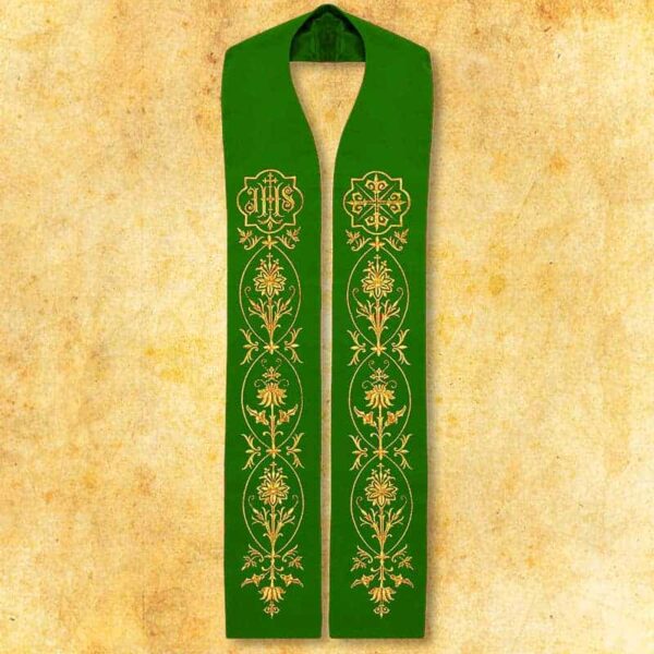 Embroidered Stole "Ihs"