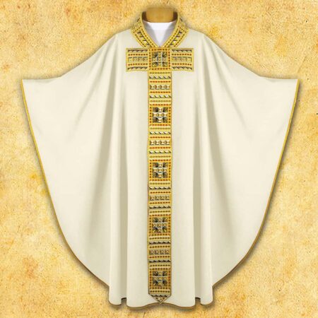 Embroidered chasuble "Roma Gold"