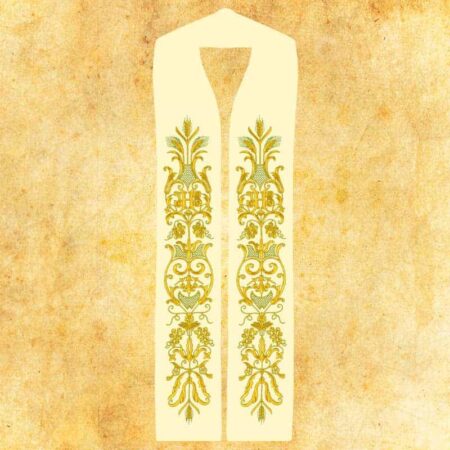 Embroidered Stole "Ears of Corn and Grapes"