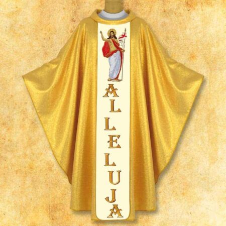 Embroidered chasuble "Risen Jesus"