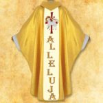 Embroidered chasuble "Risen Jesus"