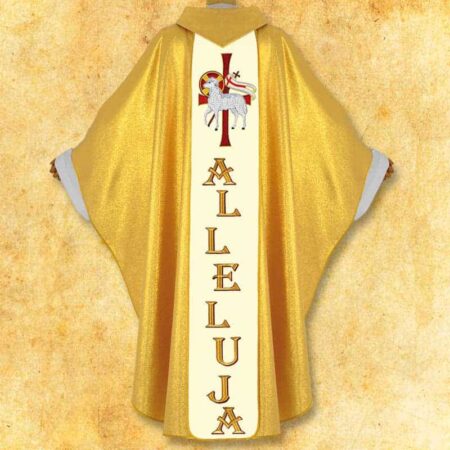 Embroidered chasuble "Risen Jesus"