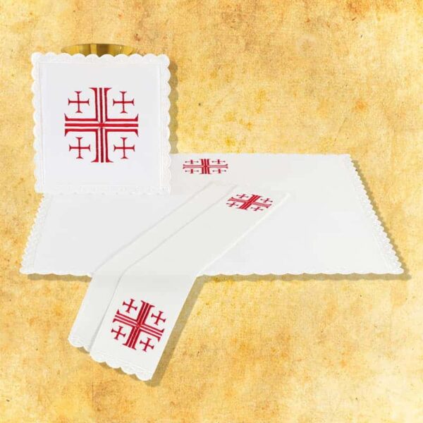 "Jerusalem Crosses" gold chalice underwear