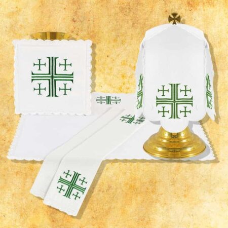 "Jerusalem Crosses" gold chalice underwear