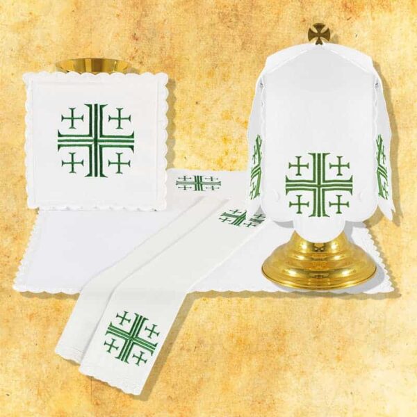 "Jerusalem Crosses" gold chalice underwear