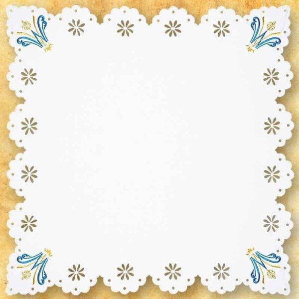 Naładka "Maryjny" Embroidered Napkin "Mary" 95X95