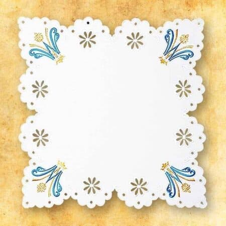 Embroidered napkin "Marian" 45x45
