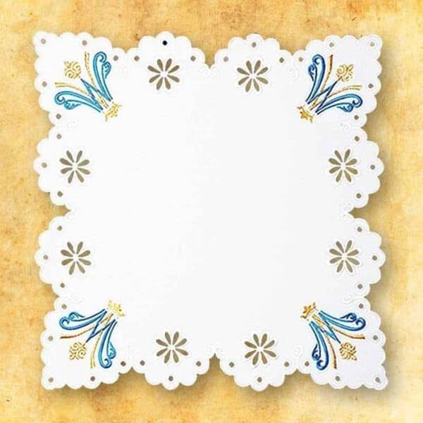 Embroidered napkin "Marian" 45x45