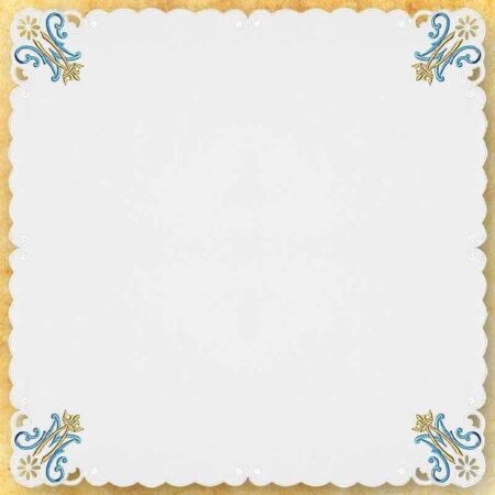 Embroidered Napkin "Marian Rosary" 95X95