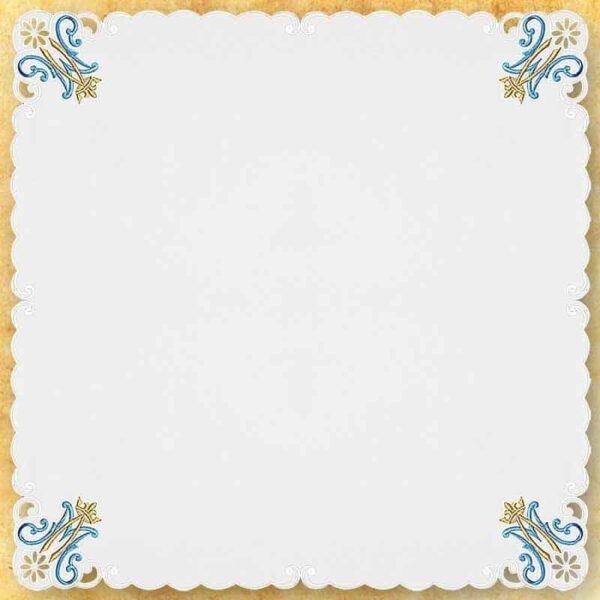 Nakładka "Maryjny Różańcowy" Embroidered Napkin "Marian Rosary" 95X95
