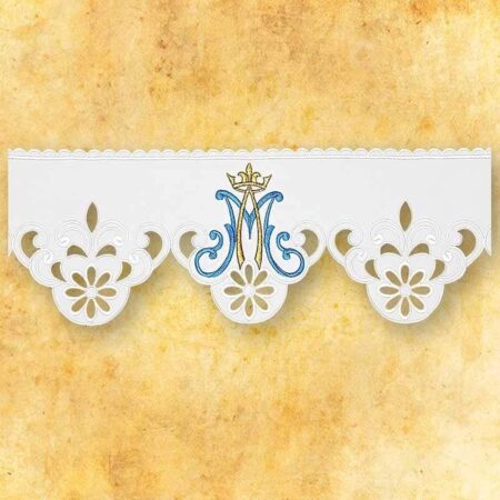 Embroidered lace "Marian Rosary"