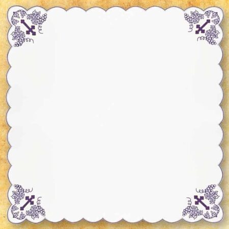 Embroidered Napkin "For Lent" 95X95
