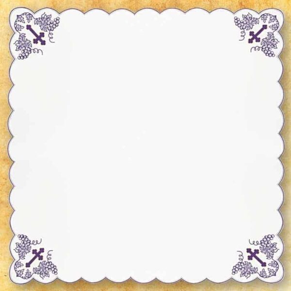 Embroidered Napkin "For Lent" 95X95