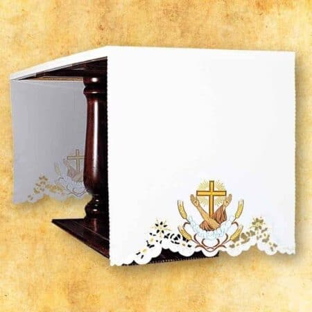 Tablecloth Embroidered on the Sides "Franciscan"