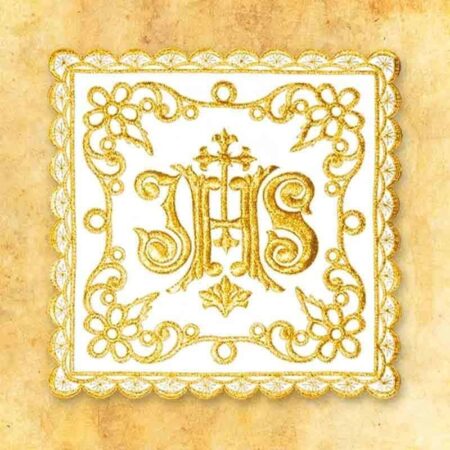 Embroidered White Staff No. 1