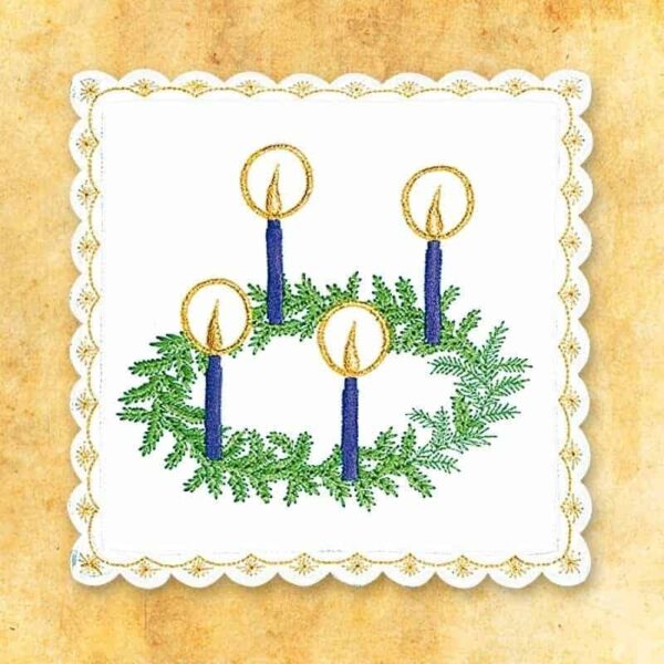 Embroidered White Staff No. 24