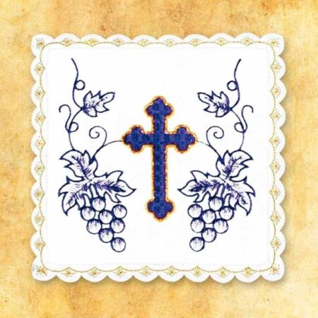 Embroidered White Stick No. 13