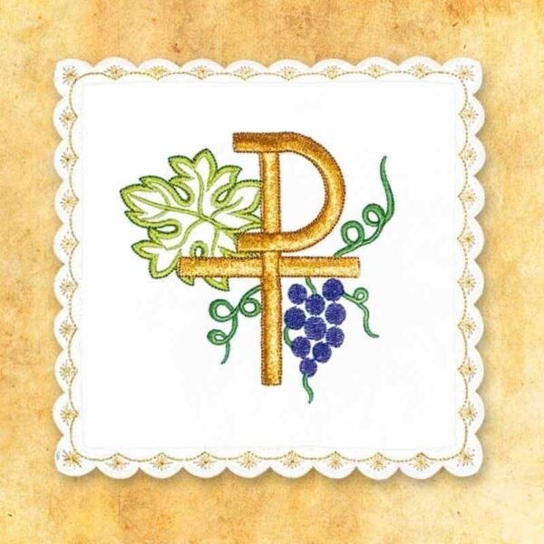 Embroidered White Stick No. 6