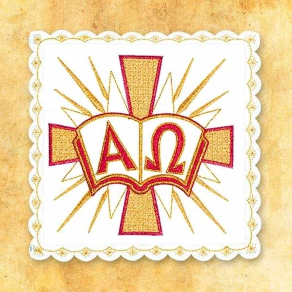 Embroidered White Stick No. 17