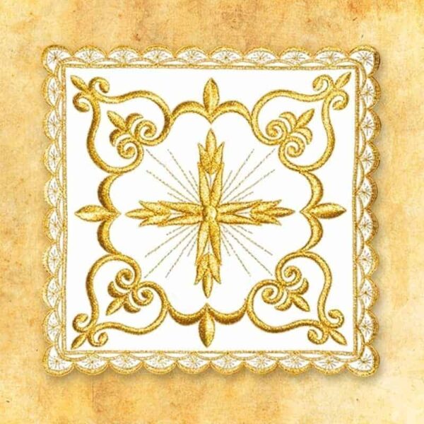 Embroidered White Stick No. 26