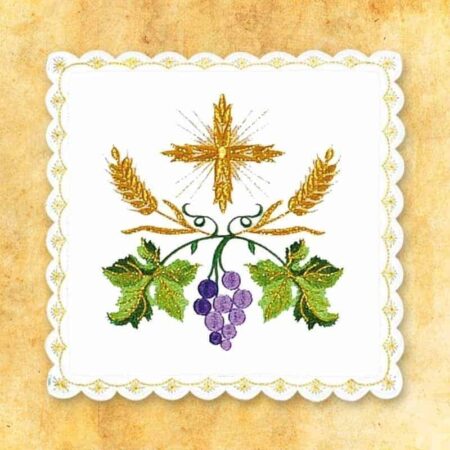 Embroidered White Stick No. 21