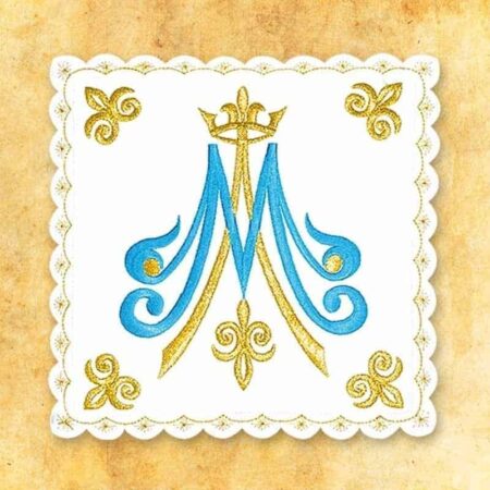 White Embroidered Staff No. 8