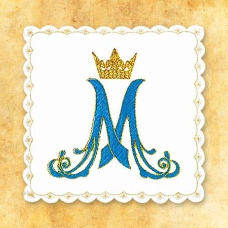 White Embroidered Staff No. 9