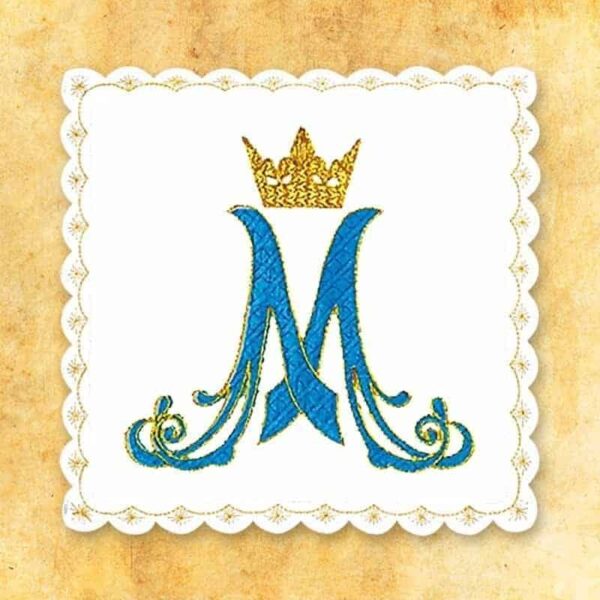 White Embroidered Staff No. 9