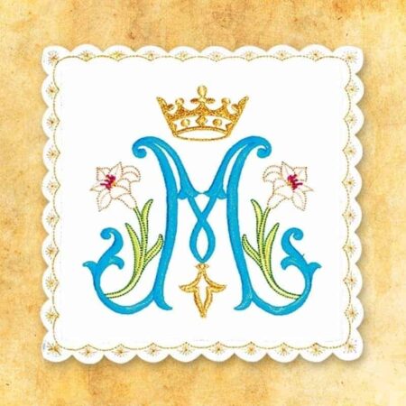 White Embroidered Staff No. 10