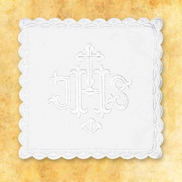 White chalice linen