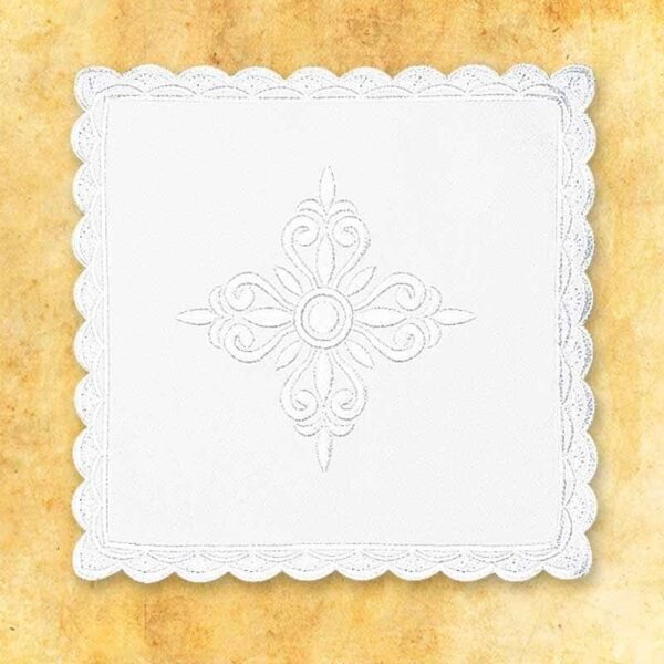 White chalice linen