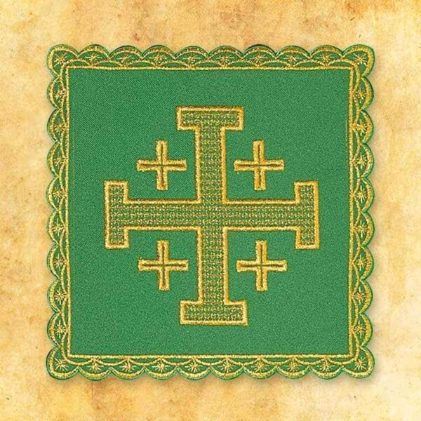 Embroidered Green Club No. 13