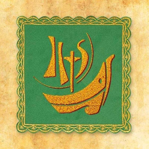 Palka haftowana zielona nr 14 Embroidered Green Baton No. 14