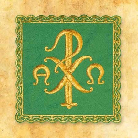 Embroidered Green Bat No. 17