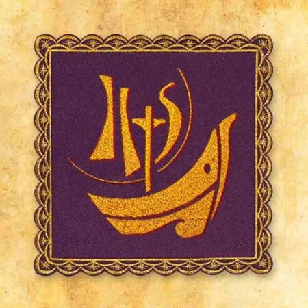 Purple Embroidered Bat No. 20