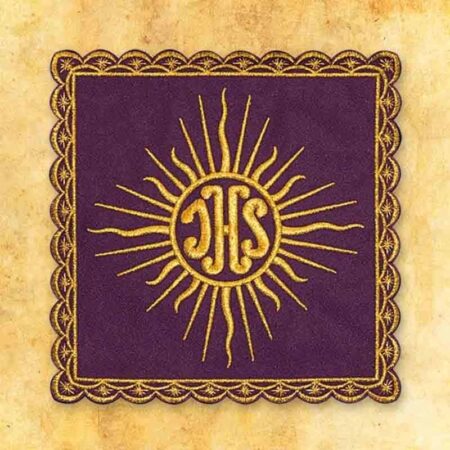 Purple Embroidered Bat No. 22