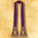 Embroidered Roman Stole "With Ornament"