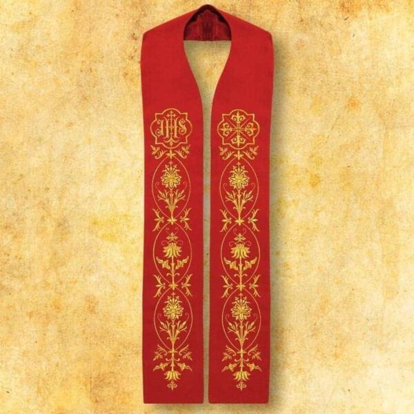 Embroidered Stole "Ihs"