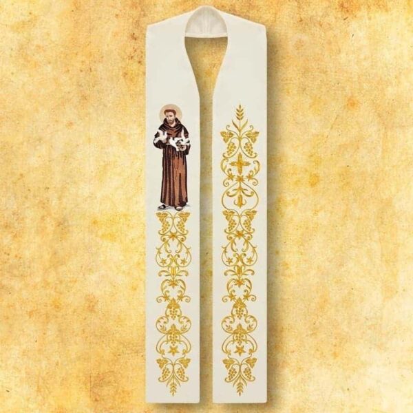 Embroidered Stole "St. Francis"