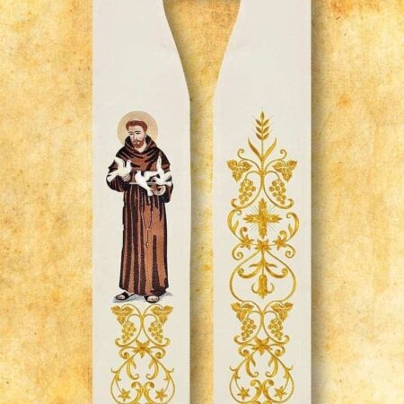 Embroidered Stole "St. Francis"