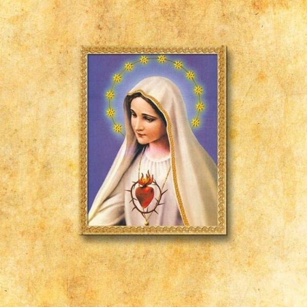 Image on Fabric "Heart of Mary"