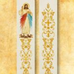 Embroidered Stole "Merciful Jesus"
