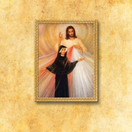 Fabric Painting "Merciful Jesus and St. Faustina"