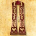 Embroidered "Four Evangelists" Stola Plush