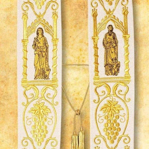 Embroidered "Four Evangelists" Stola Plush