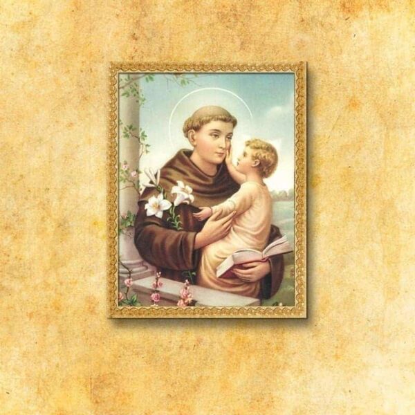 Painting on Fabric "St. Anthony"