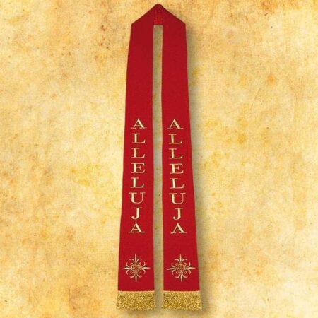 Embroidered Stole for the Alleluia Cross