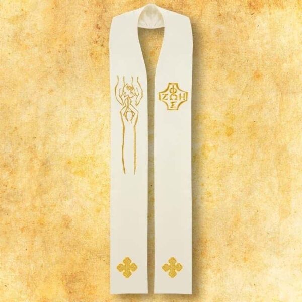 Embroidered Stole "Oasis"