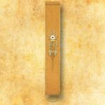 Embroidered Gold Bell Holder